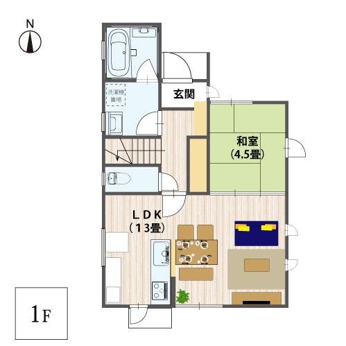 1F間取り西石井2