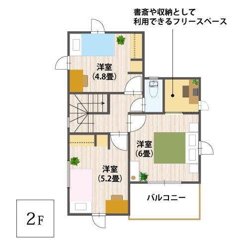 2F間取り西石井2